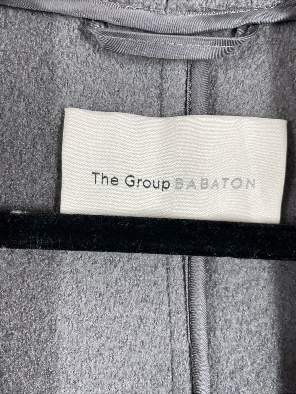 Aritzia Babaton Merino Wool Long Coat Open Cardigan Grey Small Quiet Luxury Chic - Picture 2 of 14